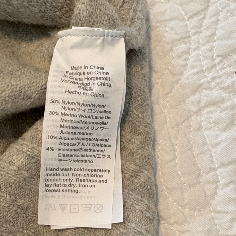 J. Crew Light Gray Sweater with Sparkle Accents - xs NWT - Picture 10 of 16